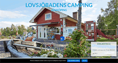 Desktop Screenshot of lovsjocamping.se