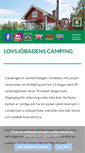 Mobile Screenshot of lovsjocamping.se